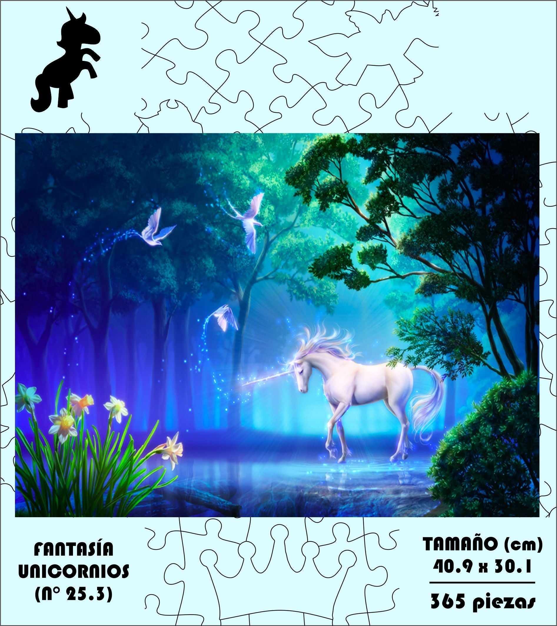 Rompecabezas Pers.Unicornios C:25.3 Puzzles Peru - ROMPECABEZAS