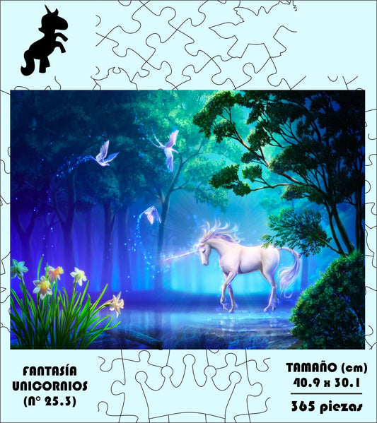 Rompecabezas Pers.Unicornios C:25.3 Puzzles Peru - ROMPECABEZAS
