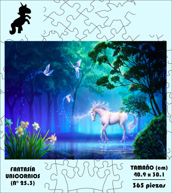 Rompecabezas Pers.Unicornios C:25.3 Puzzles Peru - ROMPECABEZAS