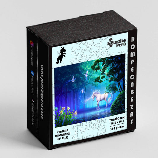 Rompecabezas Pers.Unicornios C:25.3 Puzzles Peru - M- 365 Pzas / Fantasia - ROMPECABEZAS