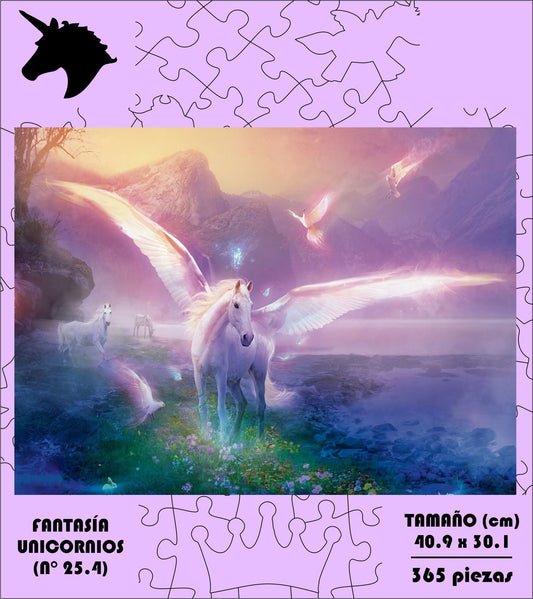 Rompecabezas Pers.Unicornios C:25.4 Puzzles Peru - ROMPECABEZAS